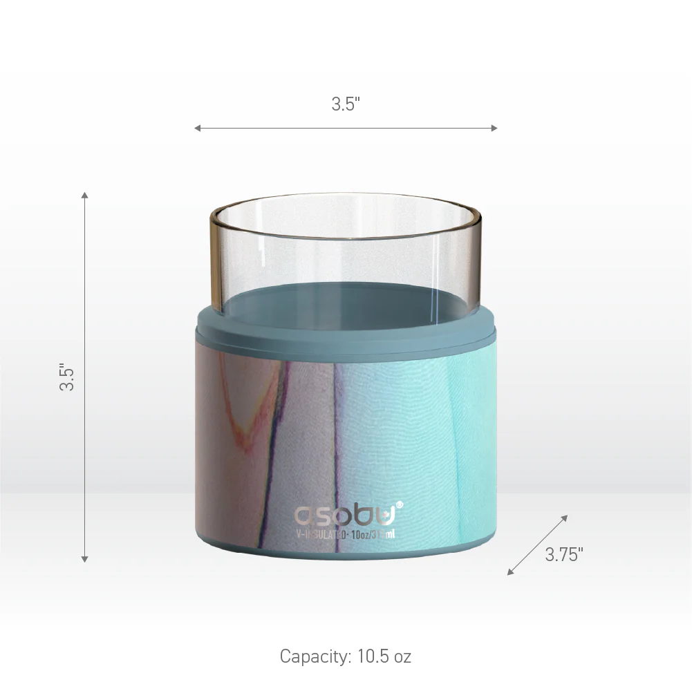 Aqua Marble Whiskey Insulated Sleeve - Image 6