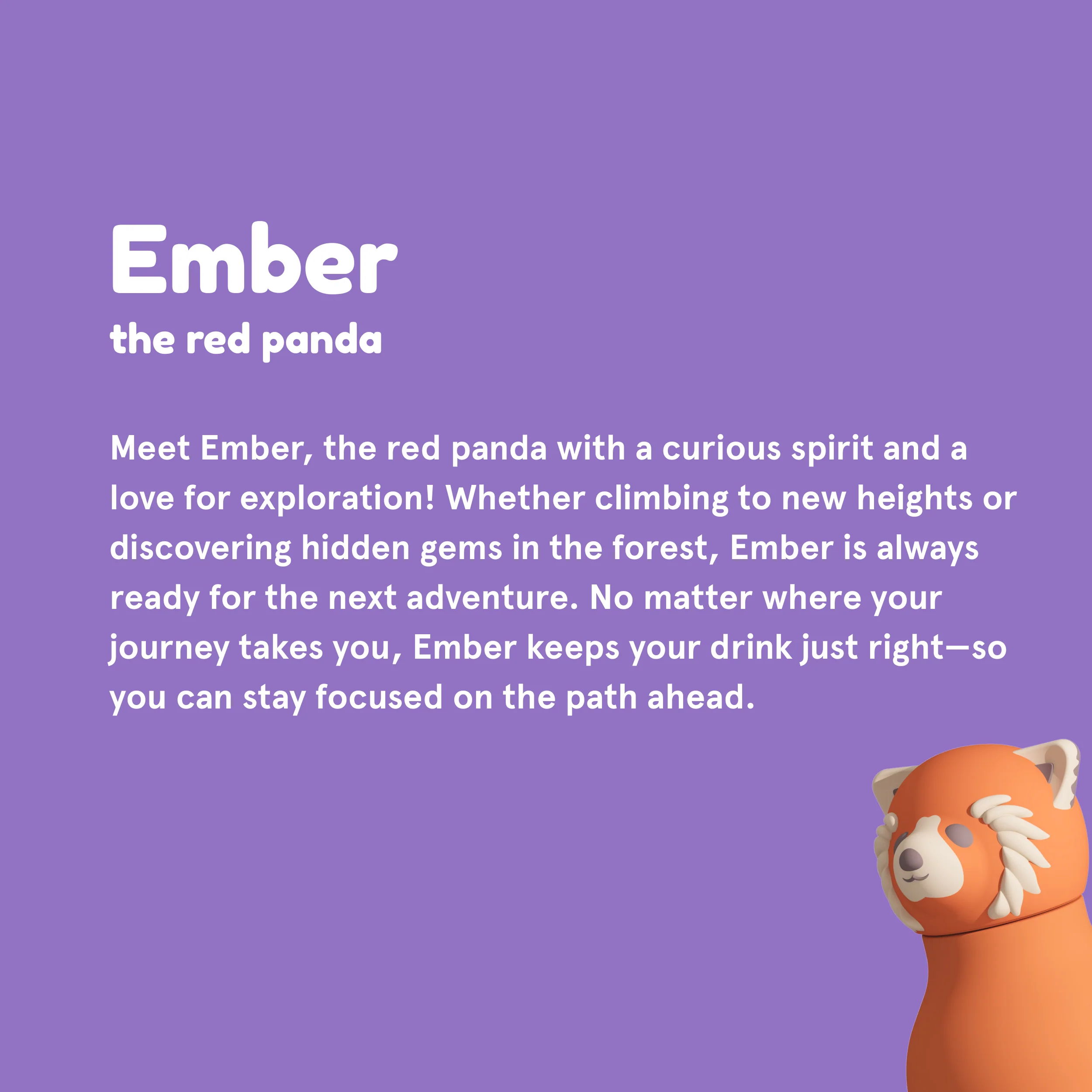 Red Panda Bestie Bottle - Image 2