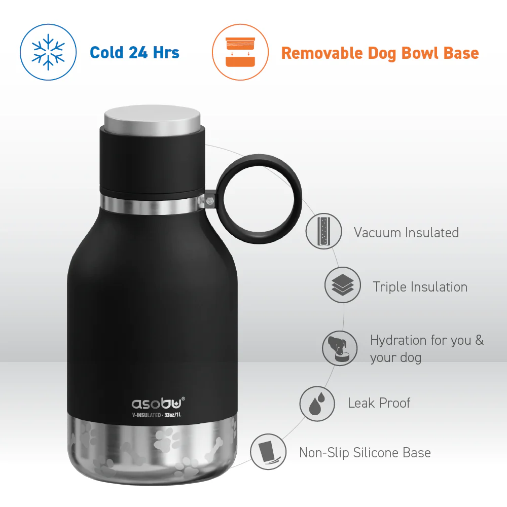 Black Dog Bowl Bottle - Image 3