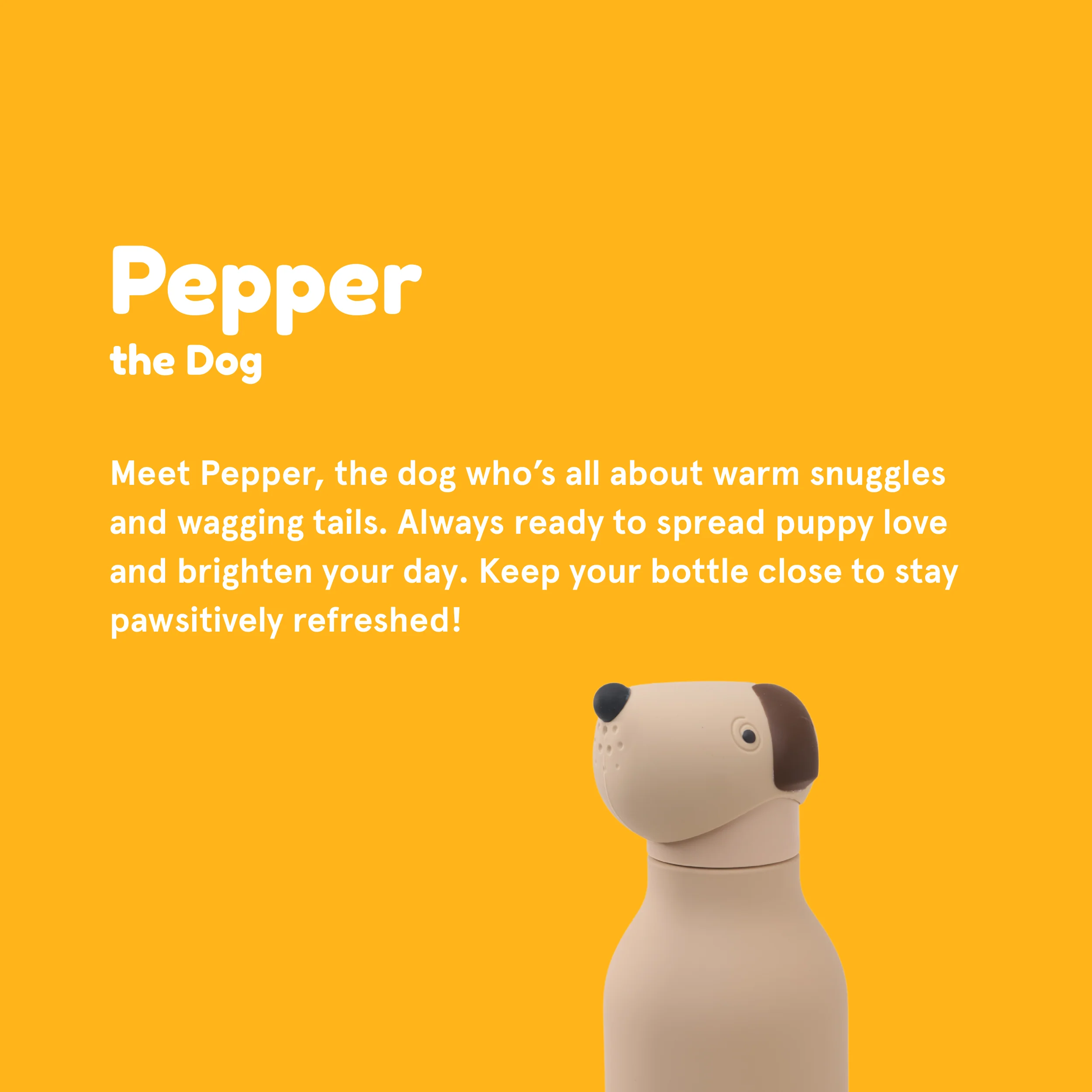 Beige Dog Bestie Bottle - Image 2