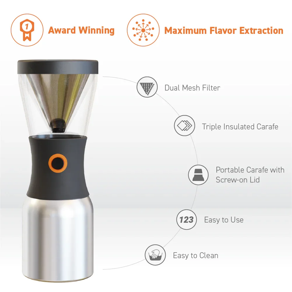 Copper Cold Brew Coffee Maker - Image 3