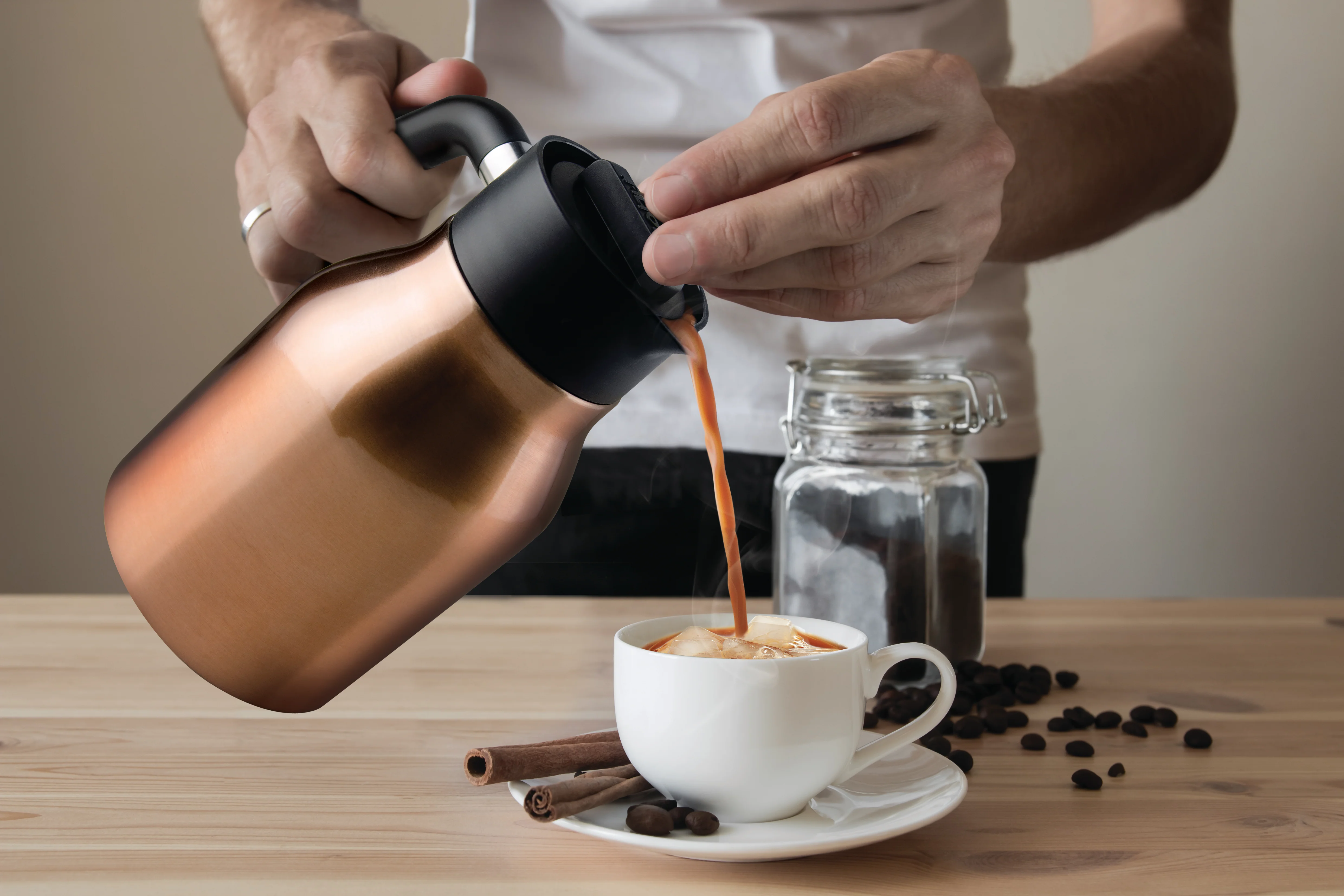 Cold brew and Pour Over Handle Lid - Image 4