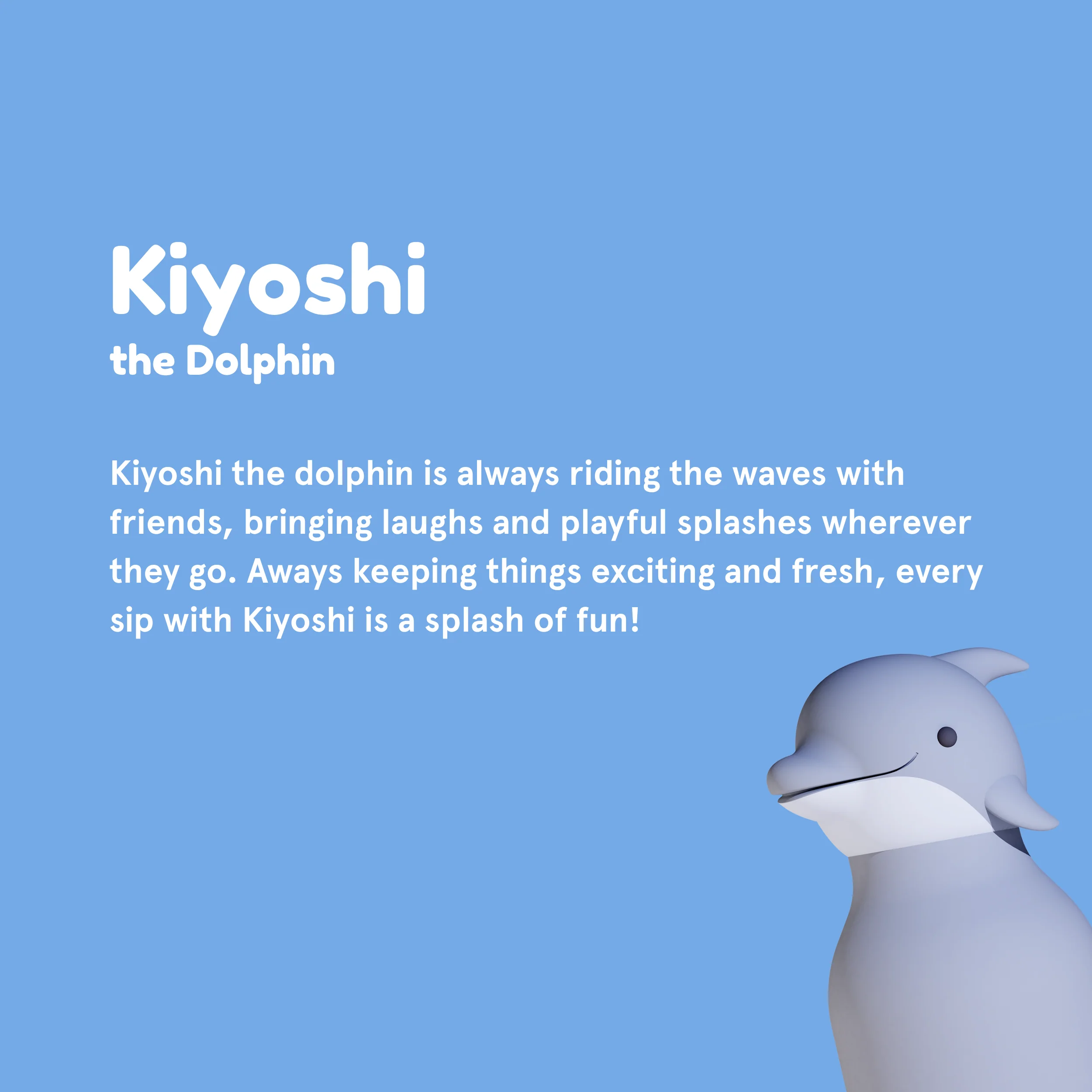 Dolphin Bestie Bottle - Image 2