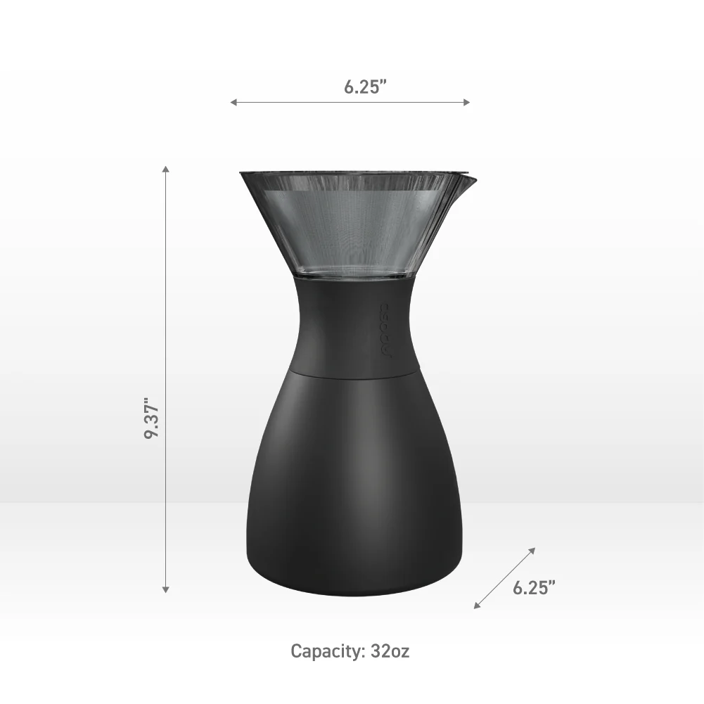 Midnight Marble Pour Over Coffee Maker - Image 6