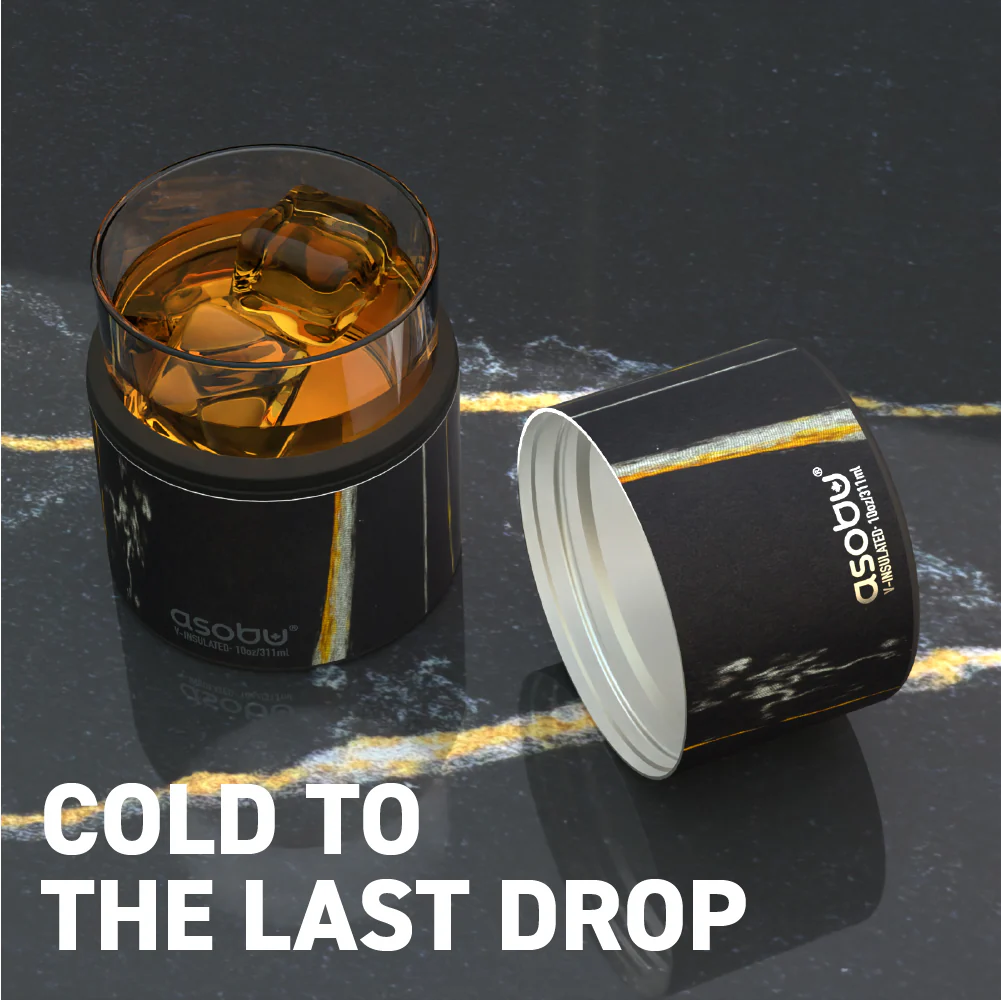 Midnight Marble Whiskey Insulated Sleeve - Image 2