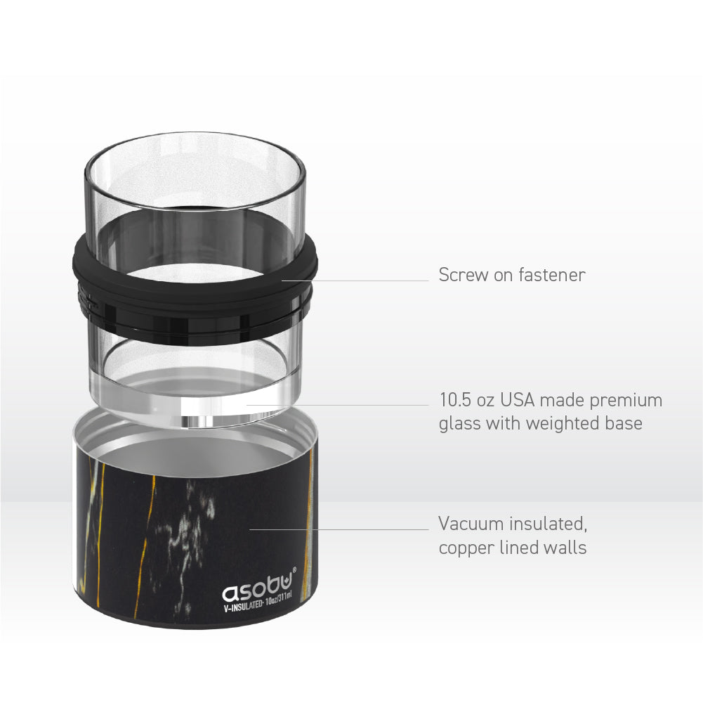 Midnight Marble Whiskey Insulated Sleeve - Image 5