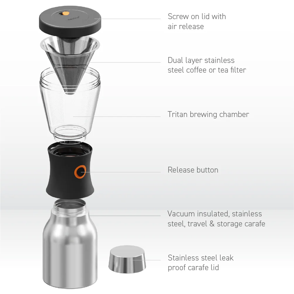 Midnight Marble Cold Brew Coffee Maker - Image 5