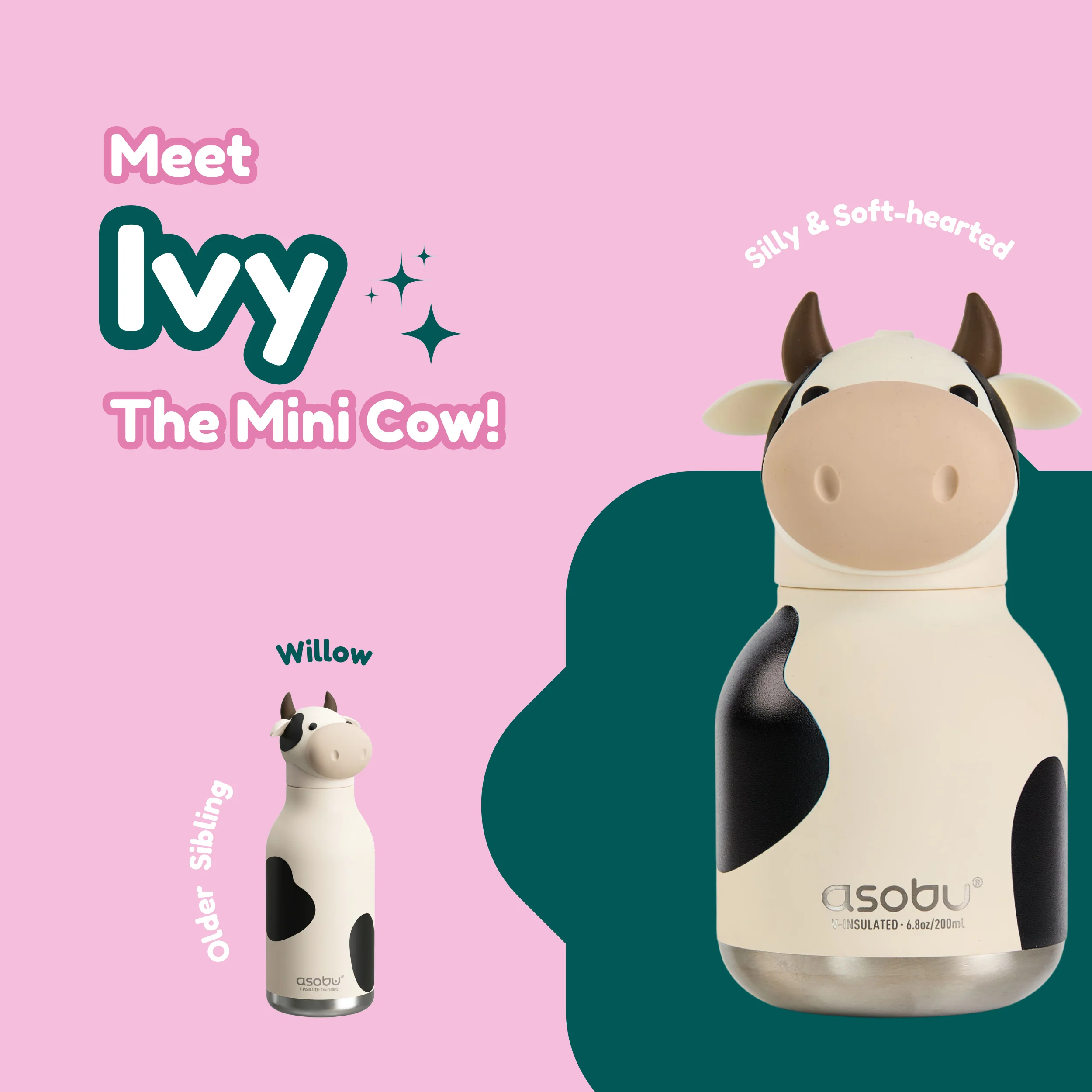 Mini Cow Bestie Bottle - Image 4