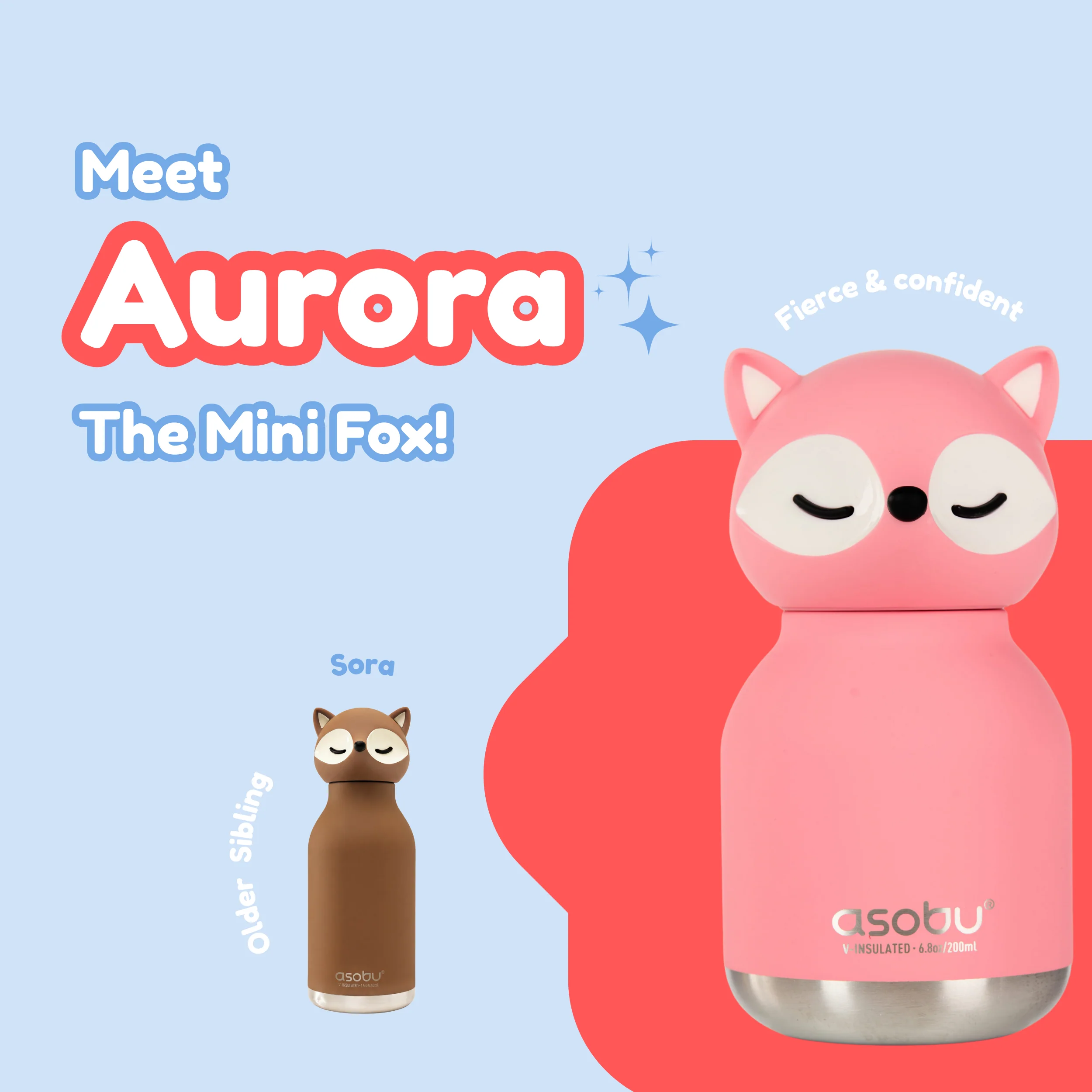 Mini Fox Bestie Bottle - Image 3