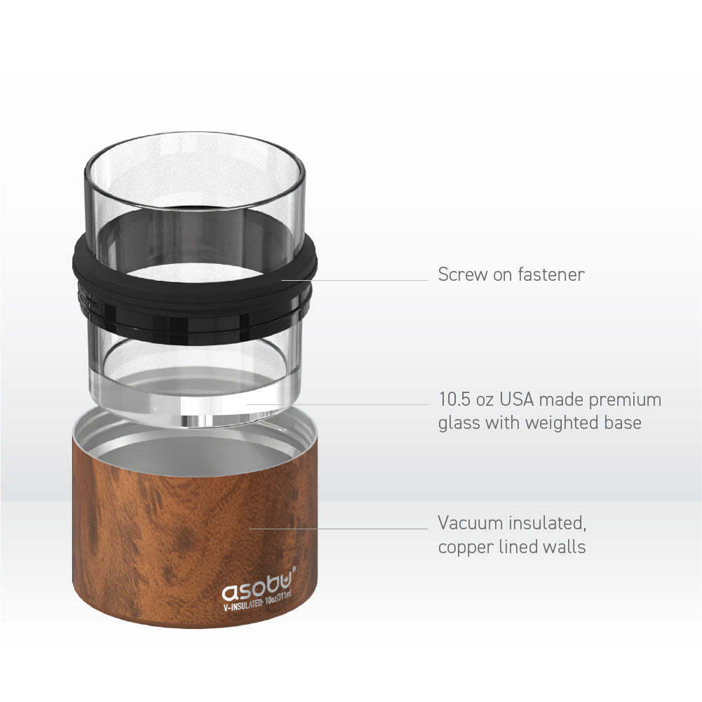 Natural Wood Whiskey Insulated Sleeve - Image 5