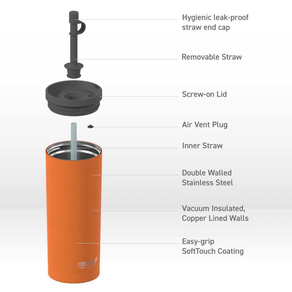 Orange Super Sippy Tumbler - Image 4