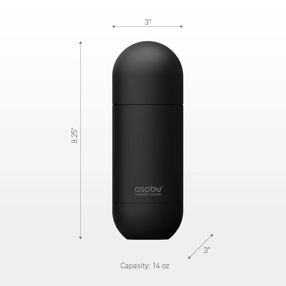 Slate Blue Orb Bottle - Image 3