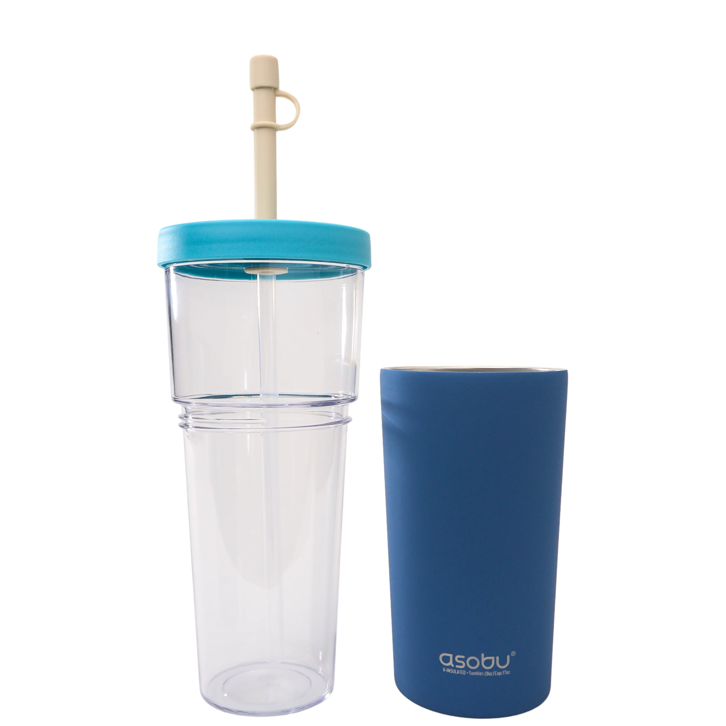 Pastel Blue Marina Tumbler - Image 3