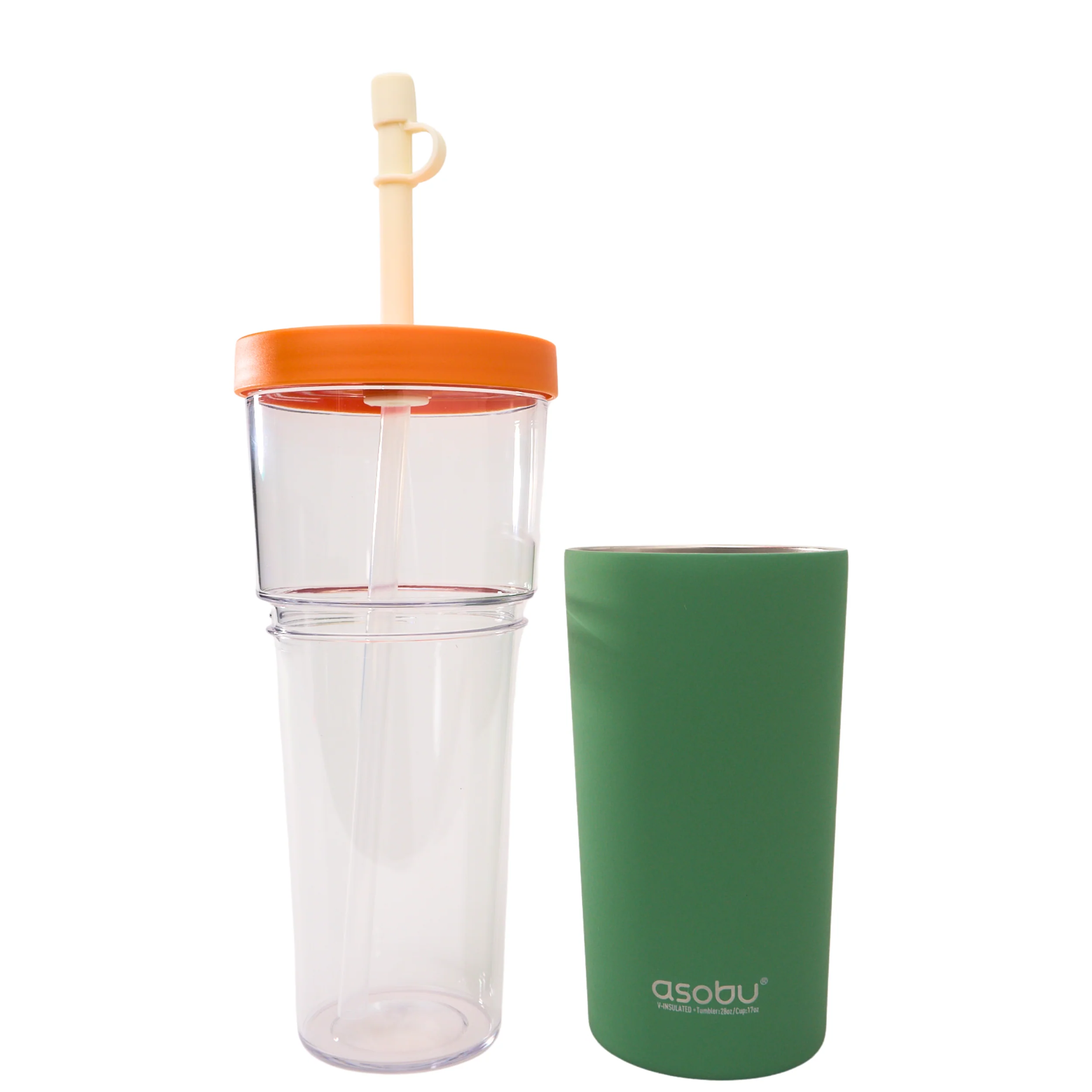 Pastel Orange Marina Tumbler - Image 3