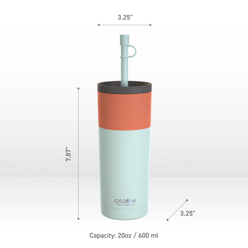 Pastel Teal Super Sippy Tumbler - Image 5