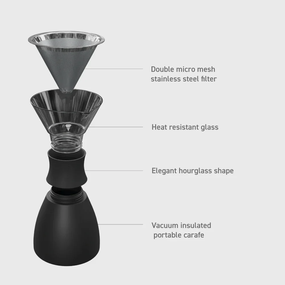 Copper Pour Over Coffee Maker - Image 4