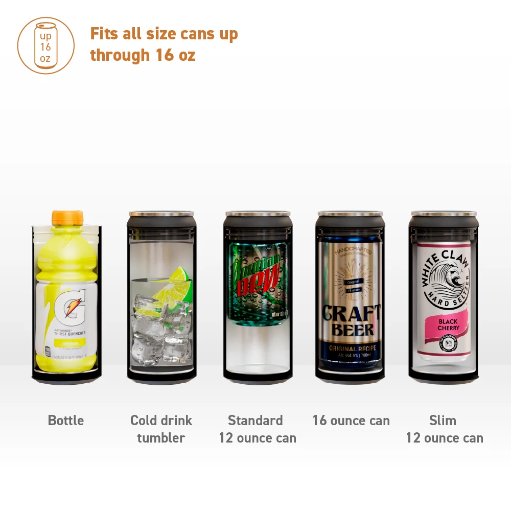 Sparkling Silver Multi Can Cooler - Image 7