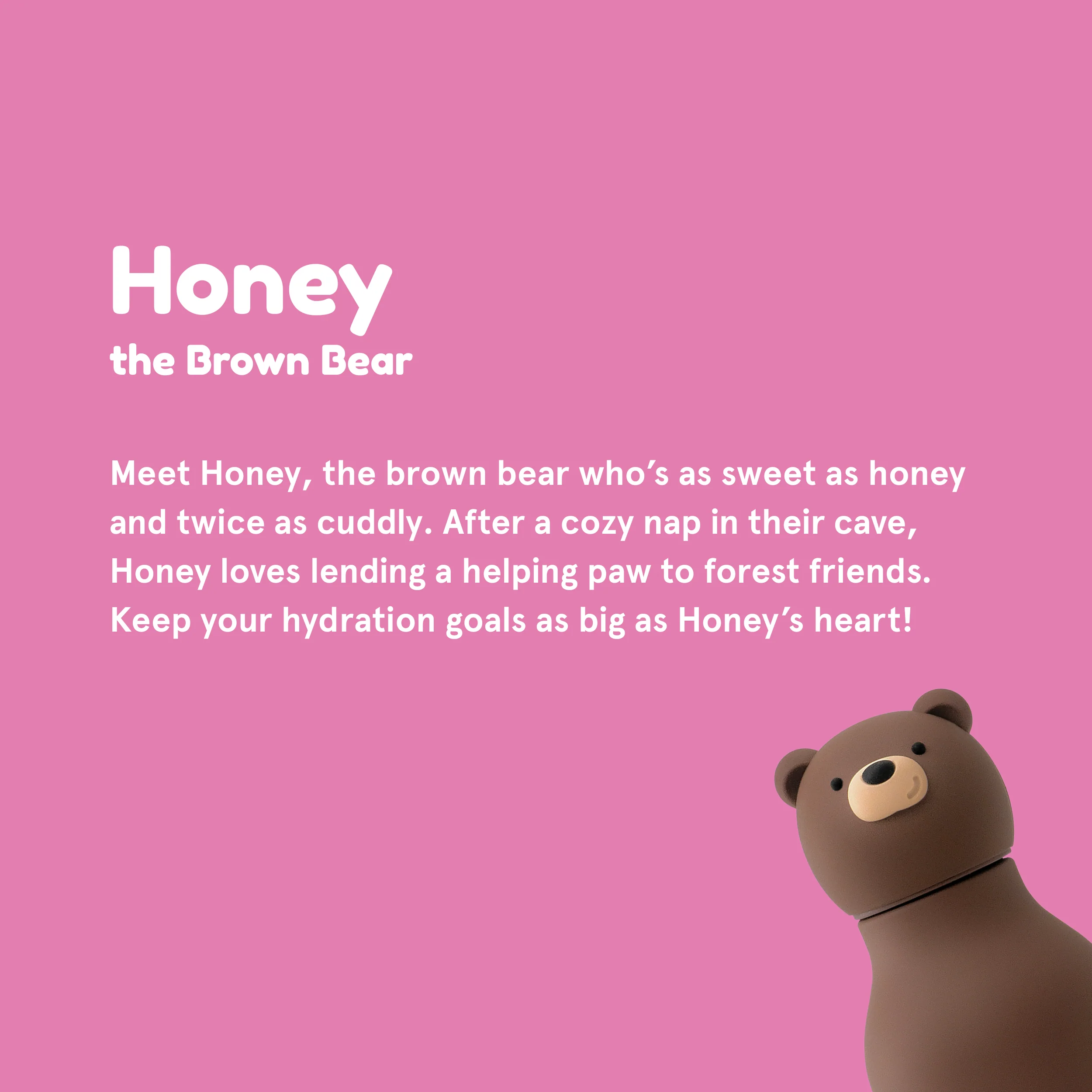Brown Bear Bestie Bottle - Image 2