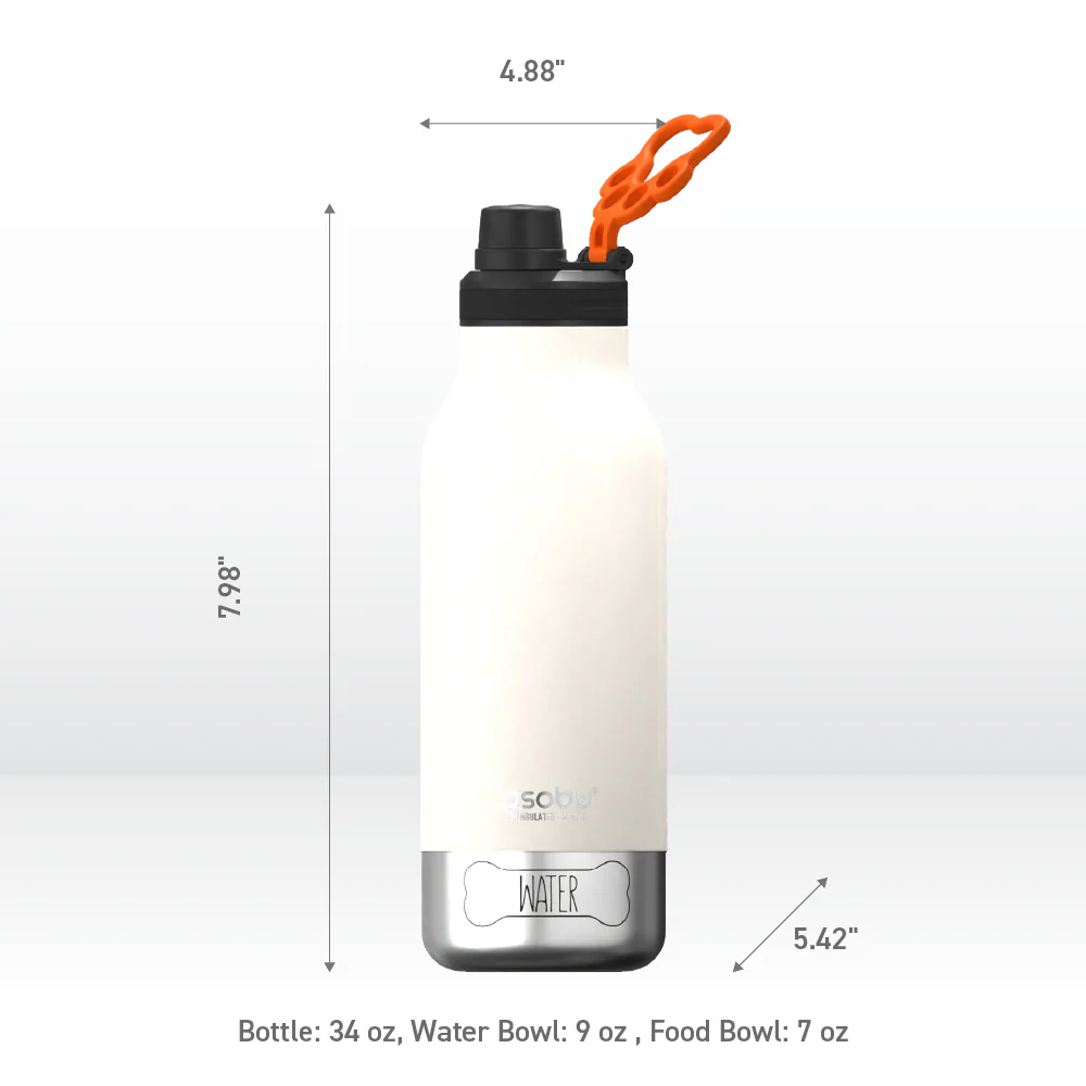 White Barky Bottle - Image 5