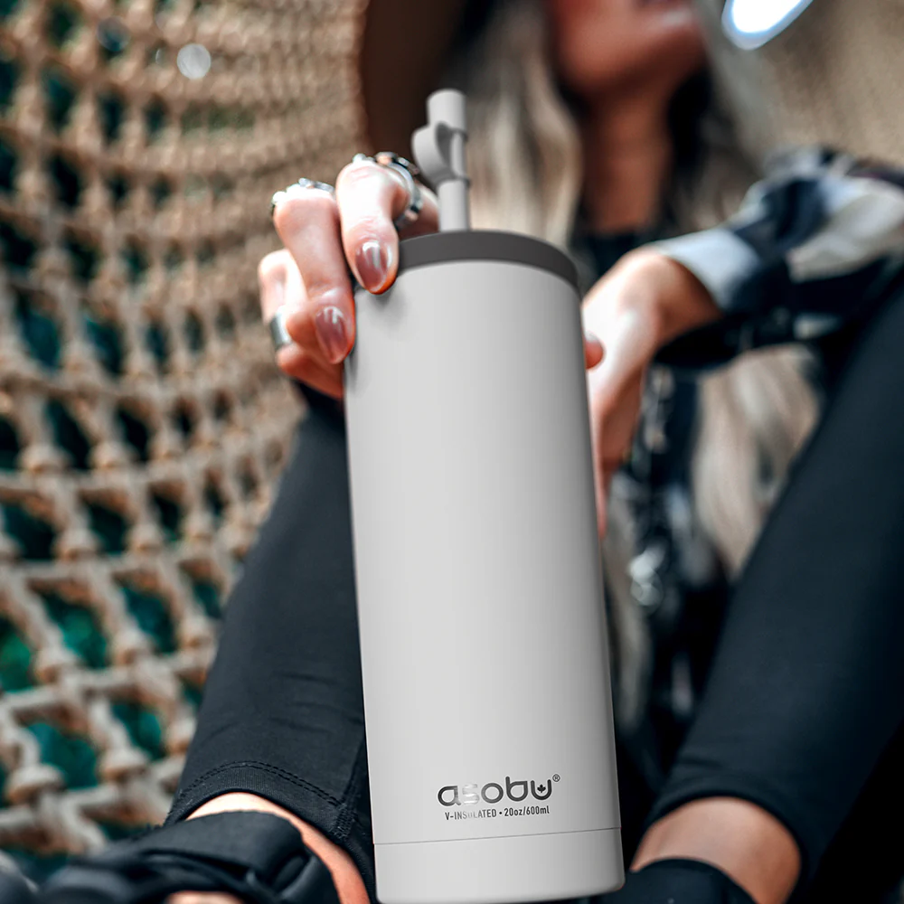 White Super Sippy Tumbler - Image 7
