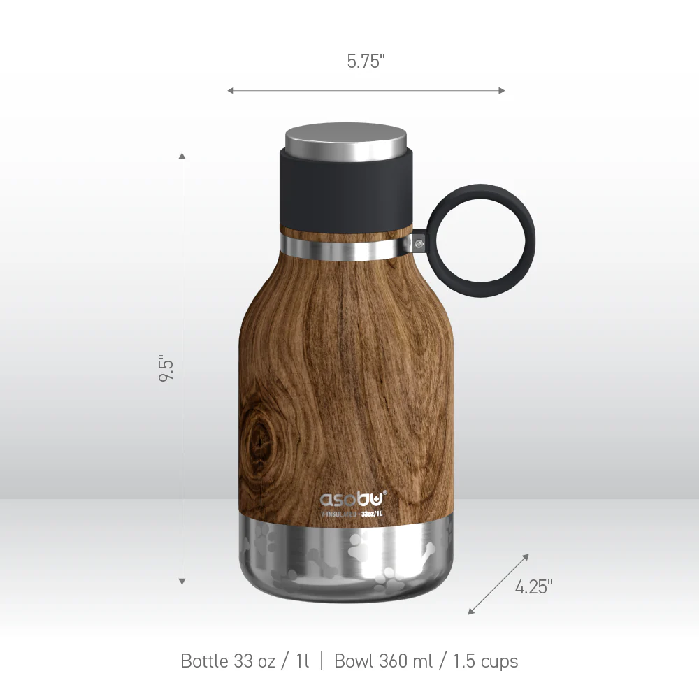 Wood Dog Bowl Bottle - Image 6