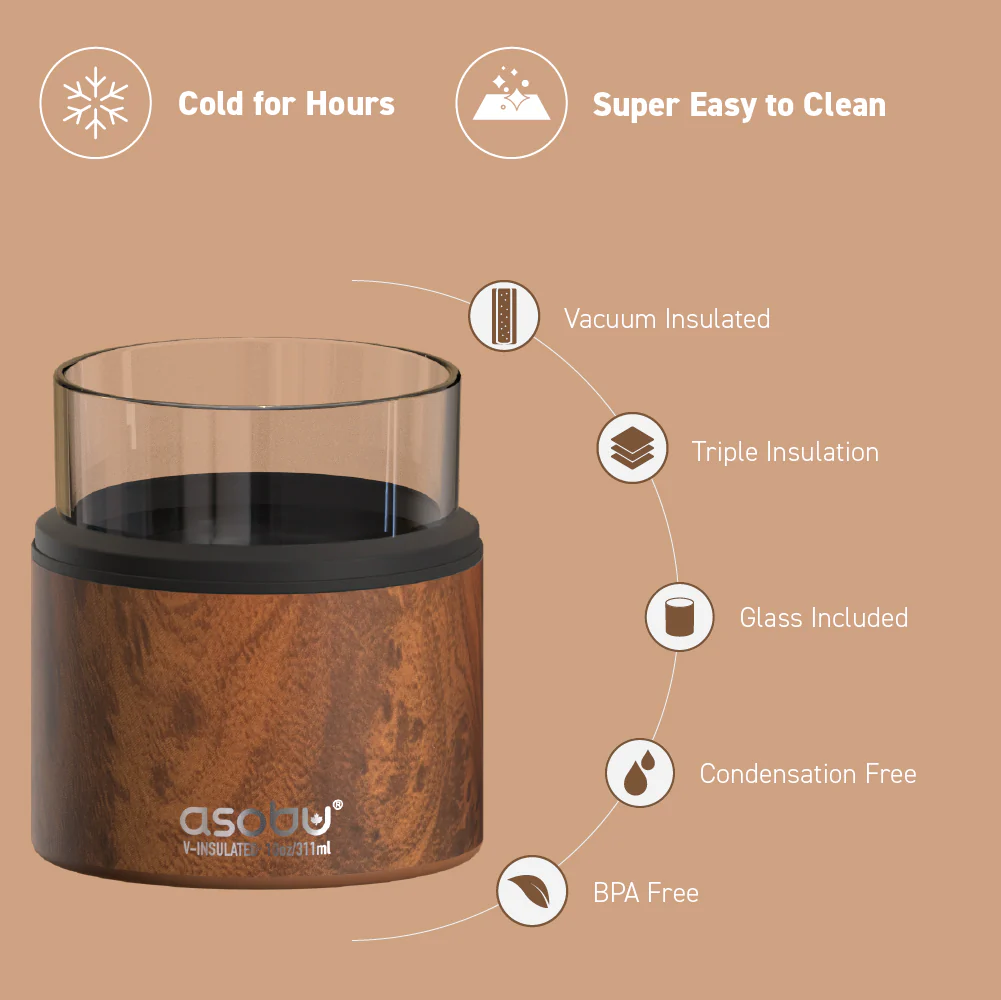 Wood Whiskey Insulated Sleeve - Image 3